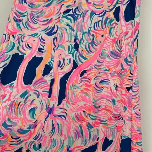 Lily Pulitzer Amina Pelican Pink Head in the Sand dress size XXS pima cotton - Picture 3 of 14